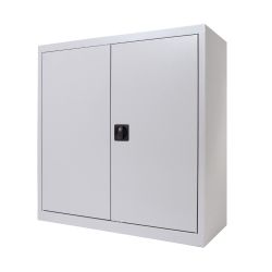 Armario Metálico Puertas Batientes 70x80x45 cm Ral 7035 Incluye 1 Balda
