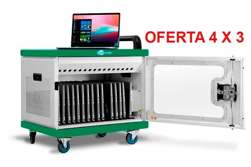 Armario multiCLASS Cart para 16 equipos