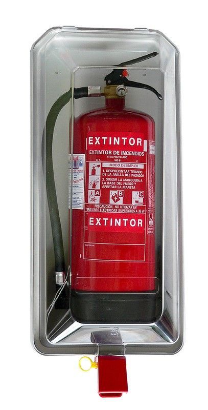 Armario para extintor de 6 Kg.