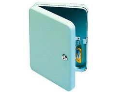 Armario para llaves q-connect 20 llaves chapa de acero ceradura de seguridad tornillos soporte mural