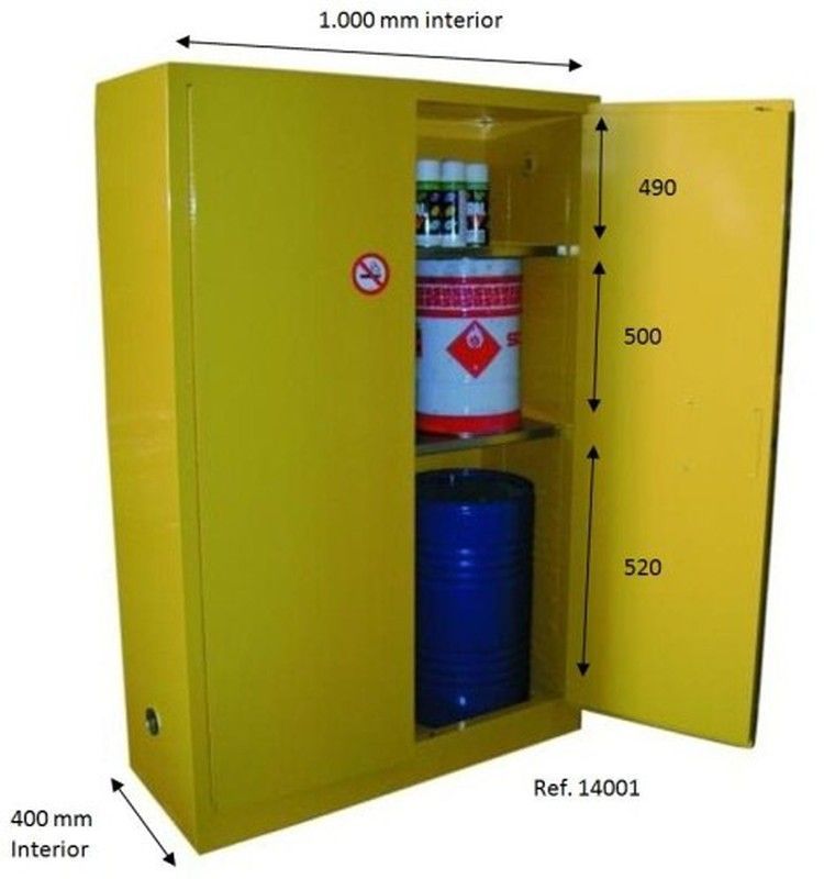 Armario seguridad 1092 x 457 x 1650 mm 14001