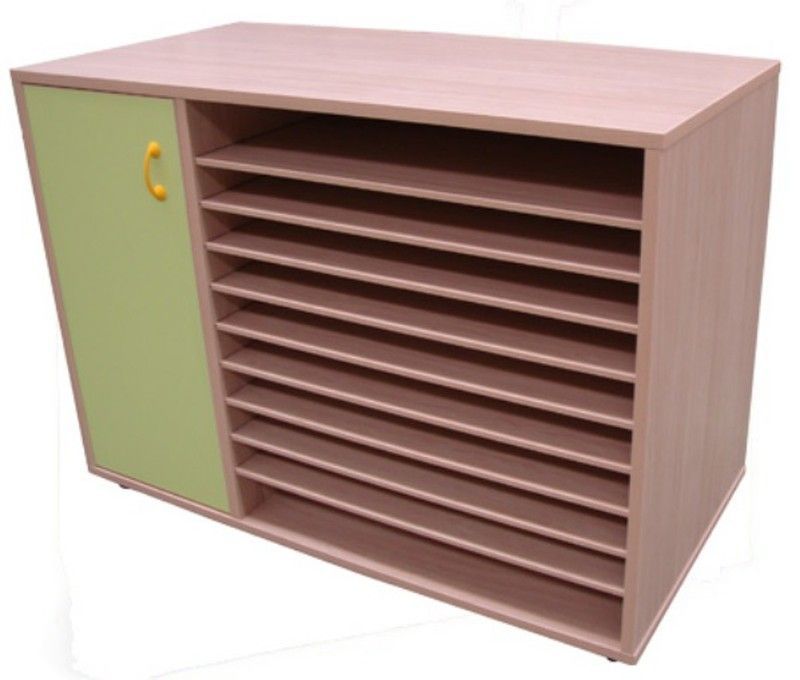 Armario y cartulinero bajo