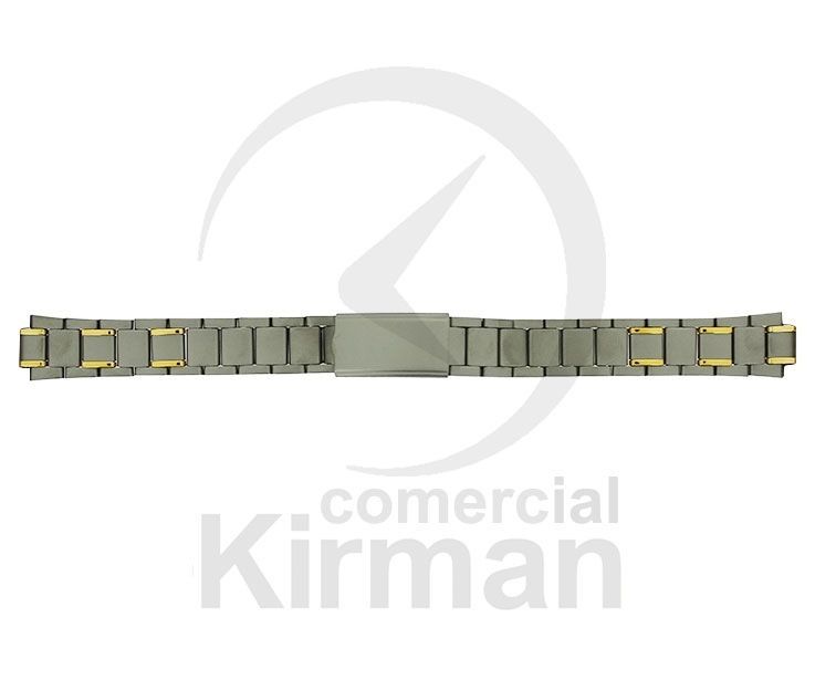 Armis Reloj 14x165mm Titanio A-136 Premium Bicolor Dorado Terminal Curvo