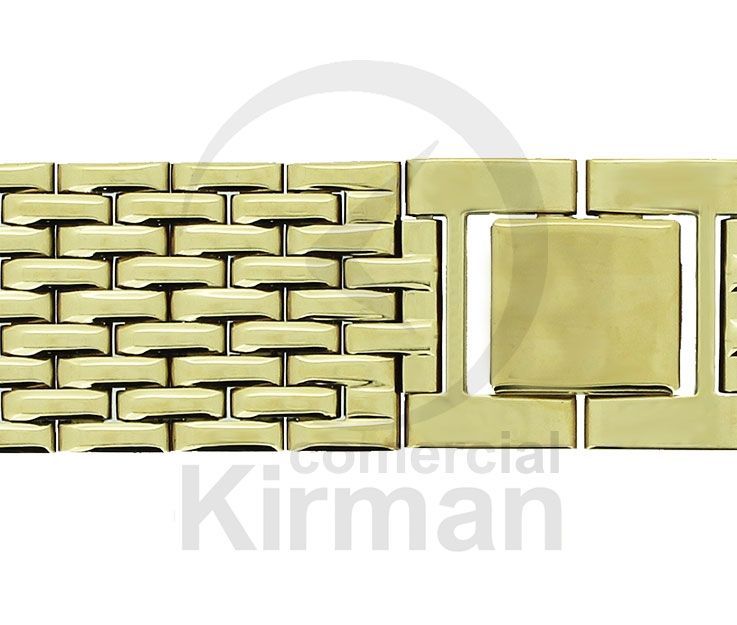 Armis Reloj 18/20x180mm Acero A-15 Premium Dorado Chapado 3 Micras