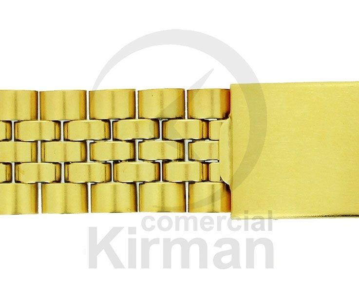 Armis Reloj 18x160mm Acero A-42 Premium Dorado Chapado 3 Micras Sin Terminal