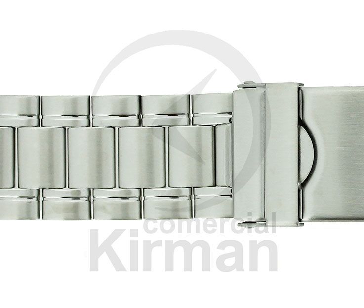 Armis Reloj 22/26x180mm Acero A-113 Premium Terminal Curvo Cierre Seguridad