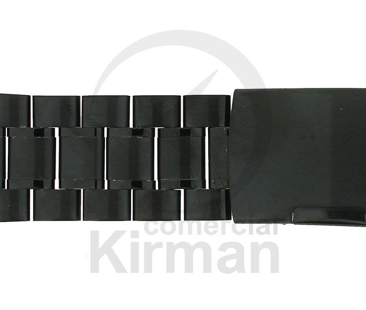 Armis Reloj 24x180mm Acero A-238/24 Standard Negro Terminal Recto