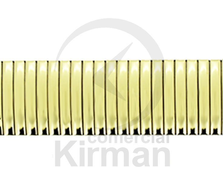 Armis Reloj Acero 17/20x160mm A-155 Standard Extensible Dorado Terminal Recto