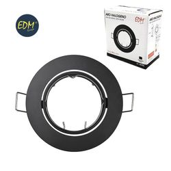 Aro halogeno oscilante negro mate edm