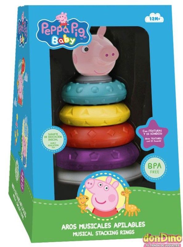 Aros Apilables Sonidos Peppa Pig