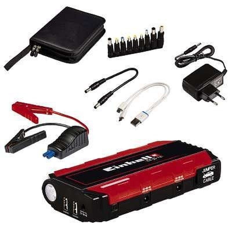 Arrancador batería 12V USB 200A EINHELL