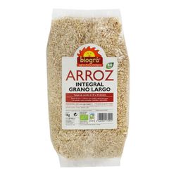 Arroz Integral Largo 1kg Biogra Bio