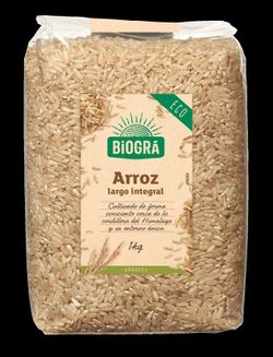 Arroz Integral Largo 1kg Ecológico Biogra