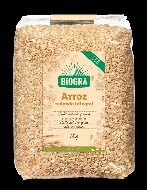 Arroz Integral Redondo 1kg Ecológico Biogra