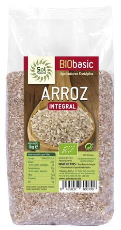 Arroz Redondo Integral Bio 1 Kg