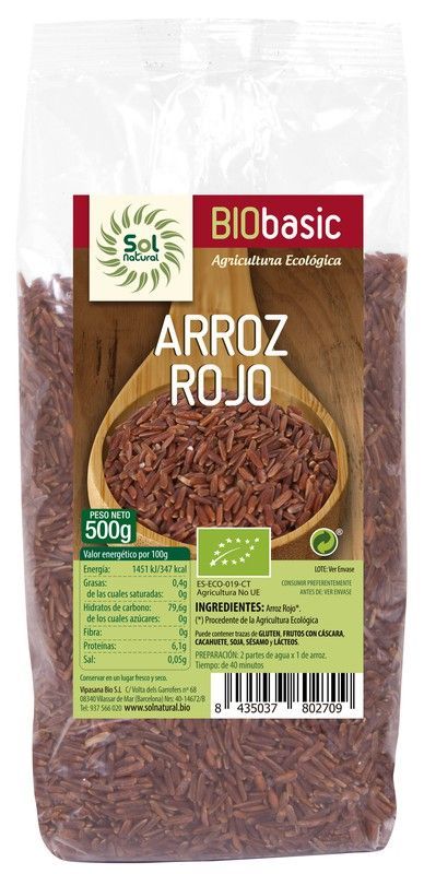 Arroz Rojo Bio 500 G