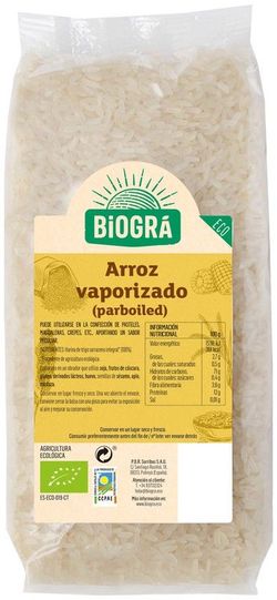 Arroz Vaporizado (Parboiled) 500g Ecológico Biogra