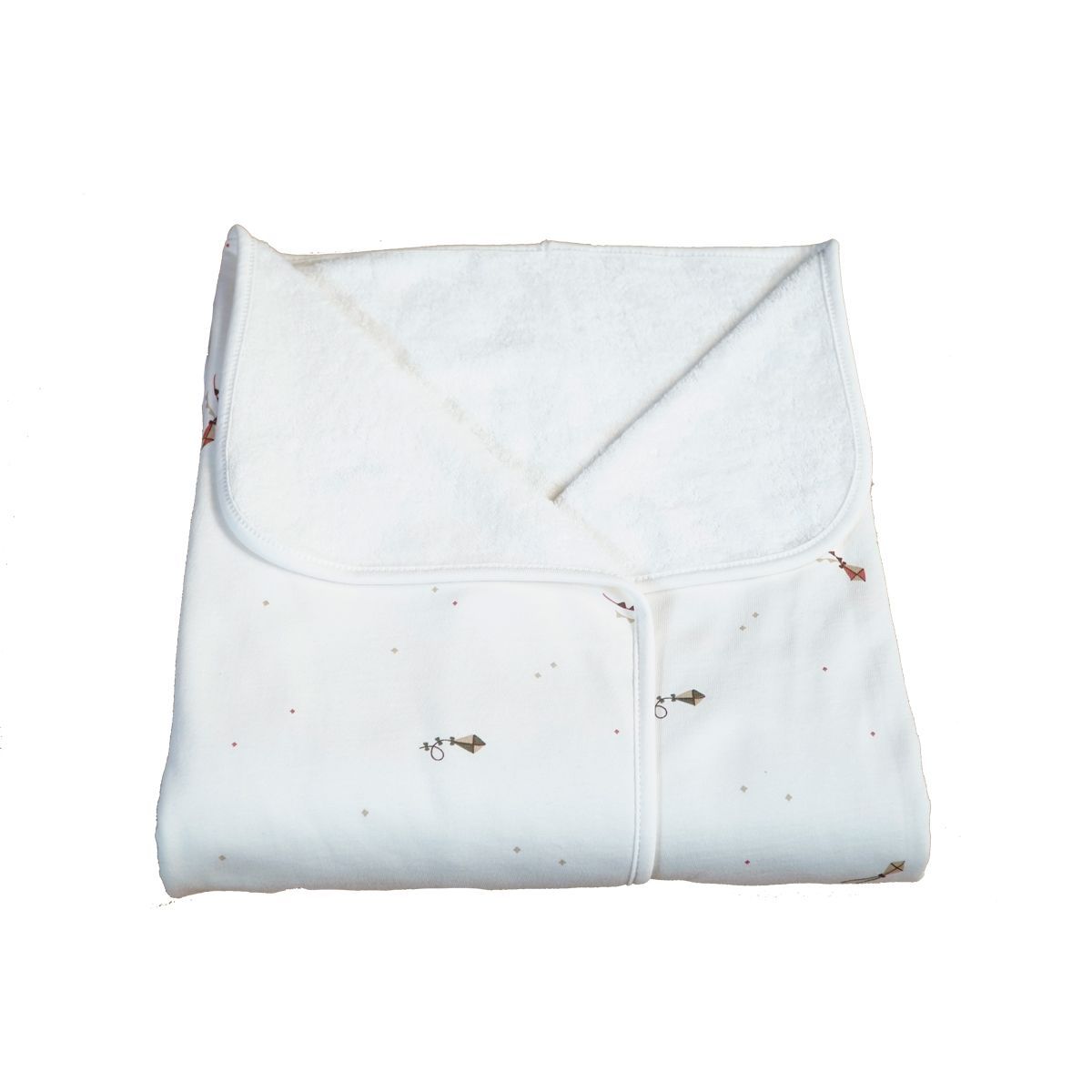 Arrullo estampado con reverso de rizo de algodón orgánico - Sonpetit