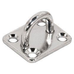 Asa Amarre C/Placa 8mm. Inox A316 10 Ud.