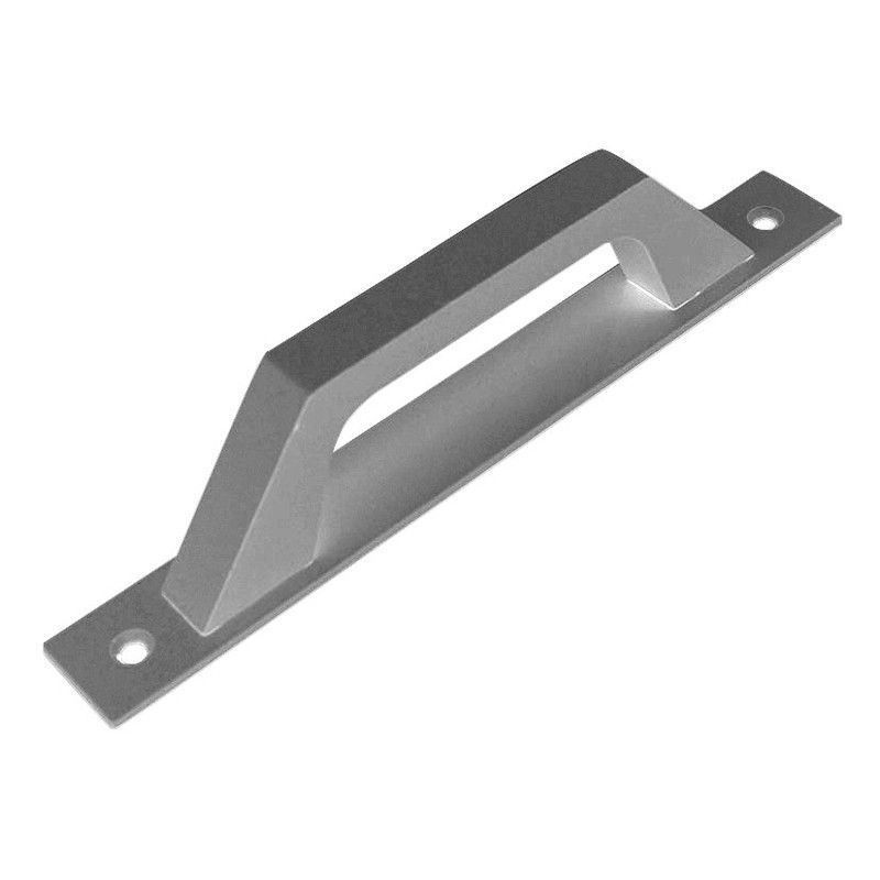 Asa Placa Recta 6804 Aluminio Plata