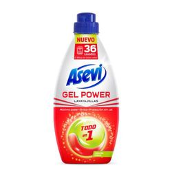 Asevi Gel Power Ten1 Vaj. Maq 720Ml(36D)