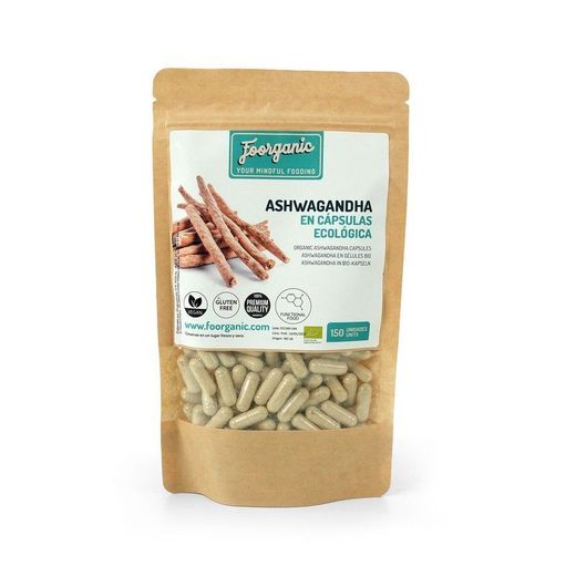 Ashwagandha ECO en cápsulas, 150 uds