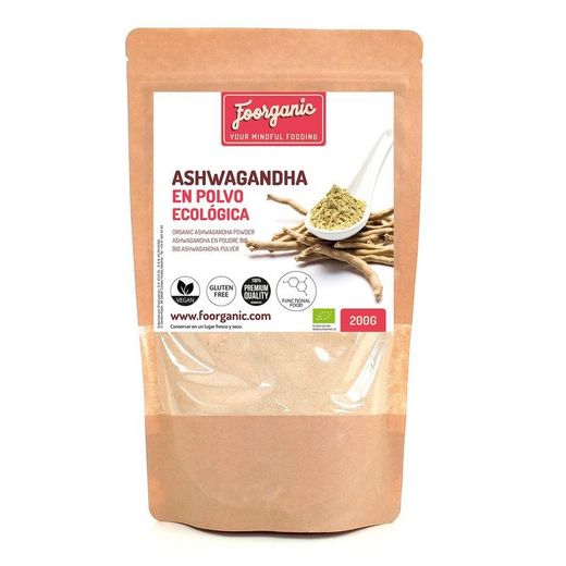 Ashwagandha ECO en polvo, 200 gr