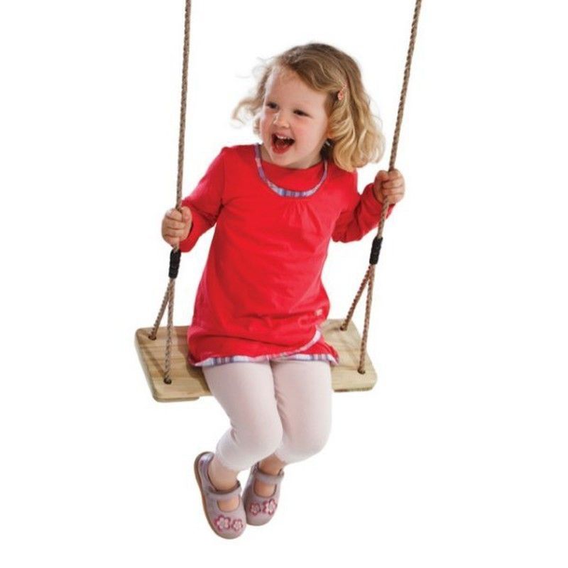 Asiento de pino tratado para columpio