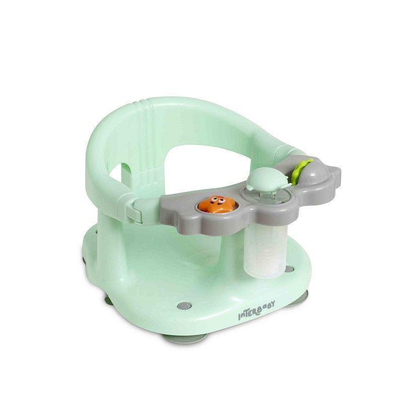 Asiento Para Bañera Con Ventosa Verde Interbaby