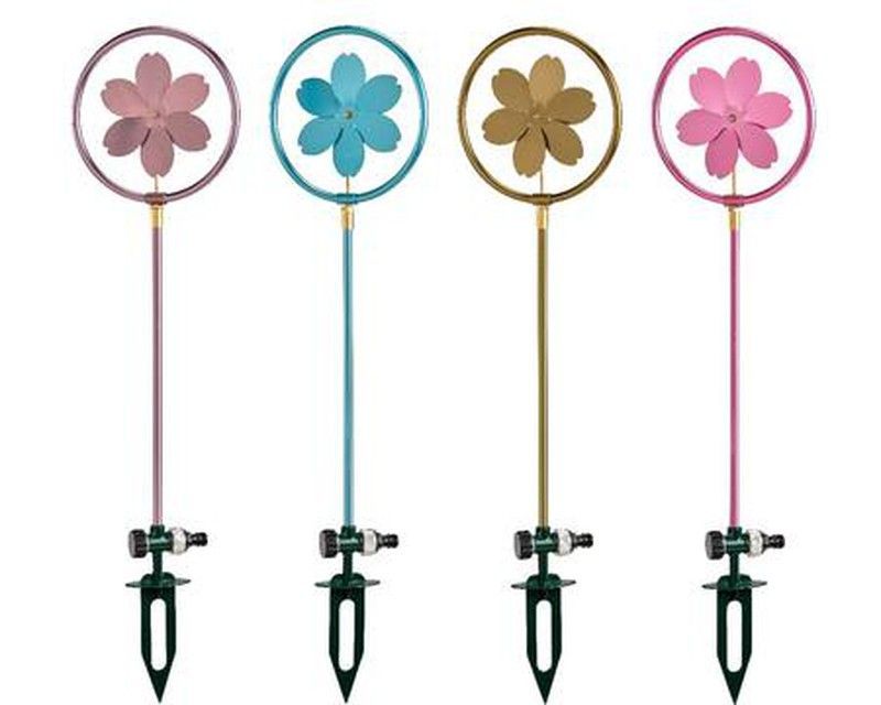 Aspersor en forma de flor aluminio exterior (medida grande) Lumineo