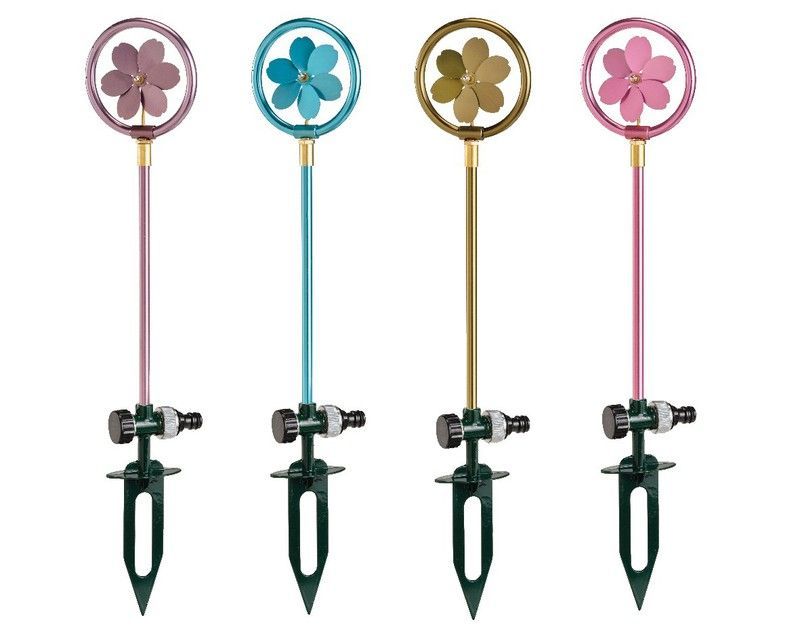 Aspersor en forma de flor aluminio exterior (medida pequeña) Lumineo