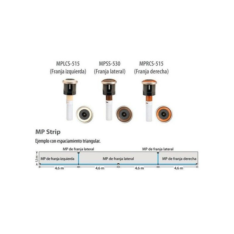 Aspersor Hunter MP Rotator serie franja