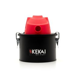 Aspirador de cenizas de metal negro, 20 x 24 x 24 cm | Adriano