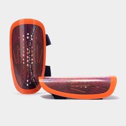 Attack Shin Guards Fluor Pink Fluor Coral