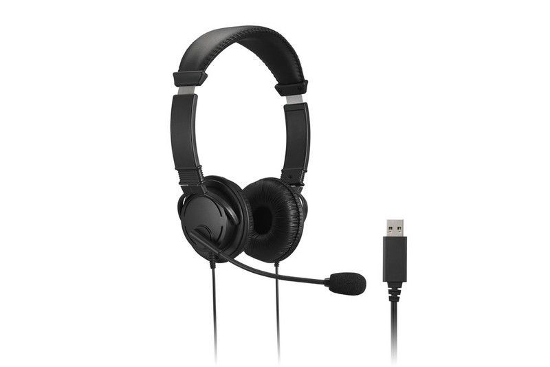 Auriculares Kensington Hi-Fi USB con microfono y control de volumem