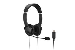 Auriculares Kensington Hi-Fi USB con microfono y control de volumem