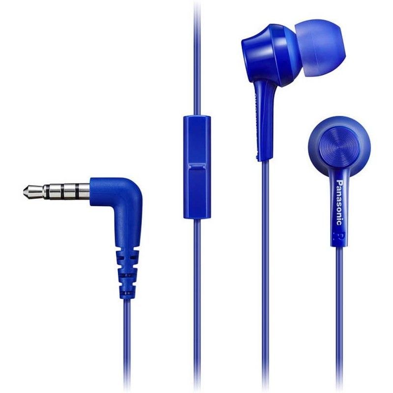 Auriculares Panasonic In-Ear con micrófono Azul