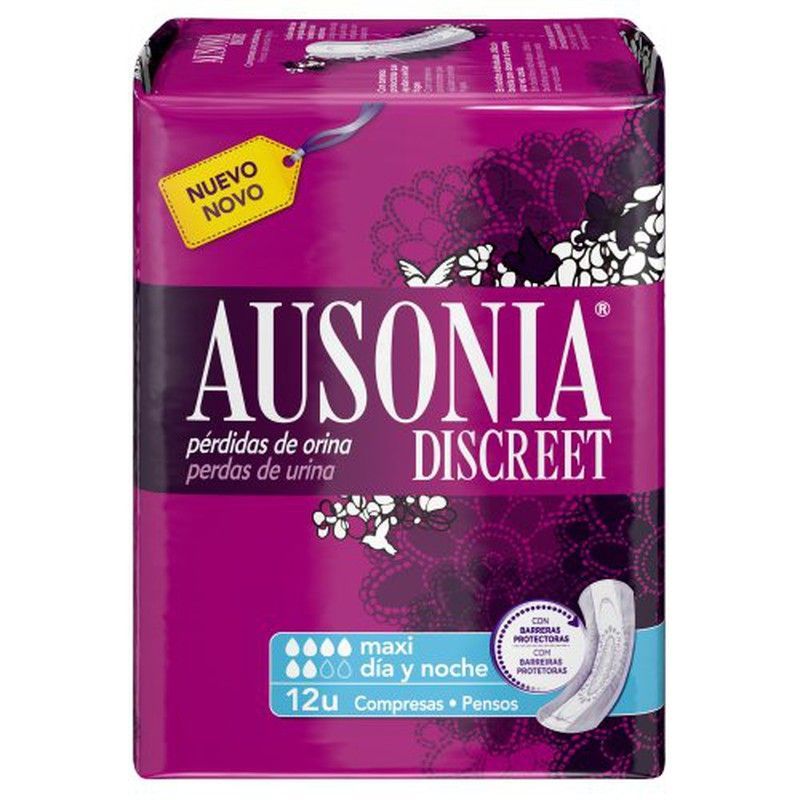 Ausonia Discreet Maxi (12) Noche