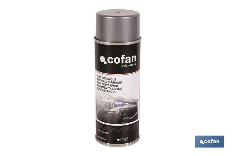 Autoarranque todoclima 400 ml | Ideal para el arranque rápido del vehículo | Para vehículos de diésel o gasolina. Referencia 15001027