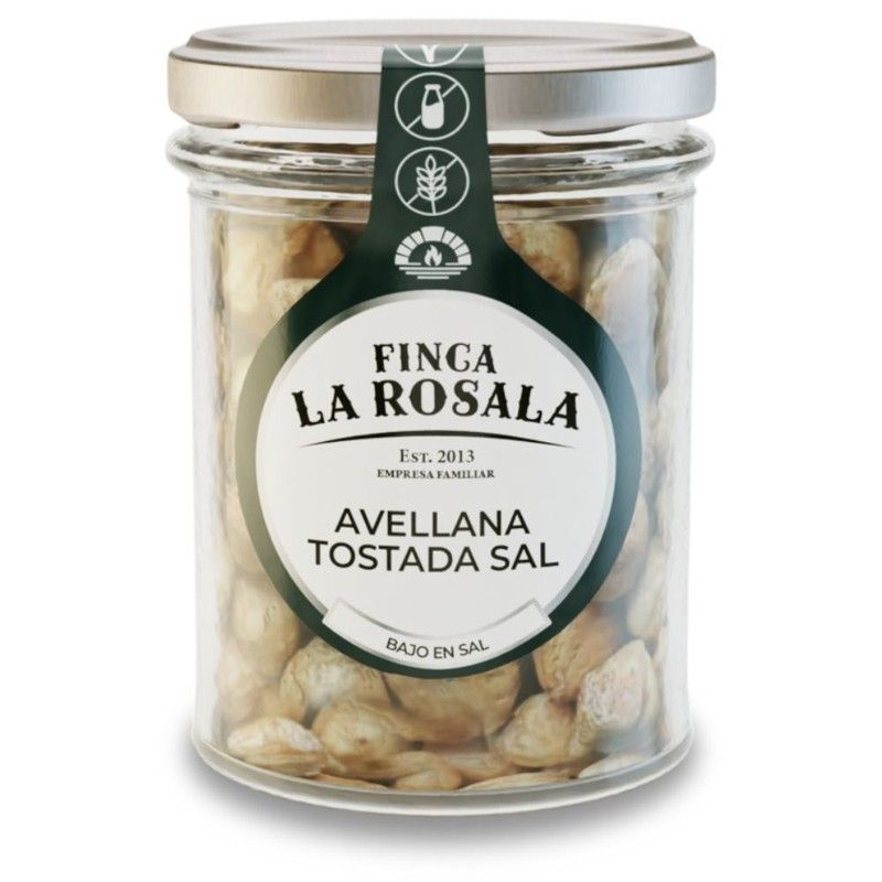 Avellana Repelada Tostada Natural Tarro 90 grs Frutos Secos La Rosala