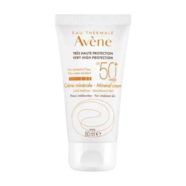 Avene Crema Mineral Muy Alta Proteccion SPF 50+ 1 Envase 50 ml