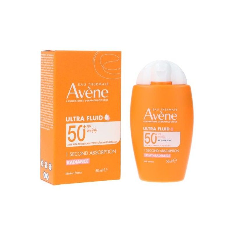 Avene Solar 1 Segundo Ultra Fluid Luminosidad SPF50 50ml