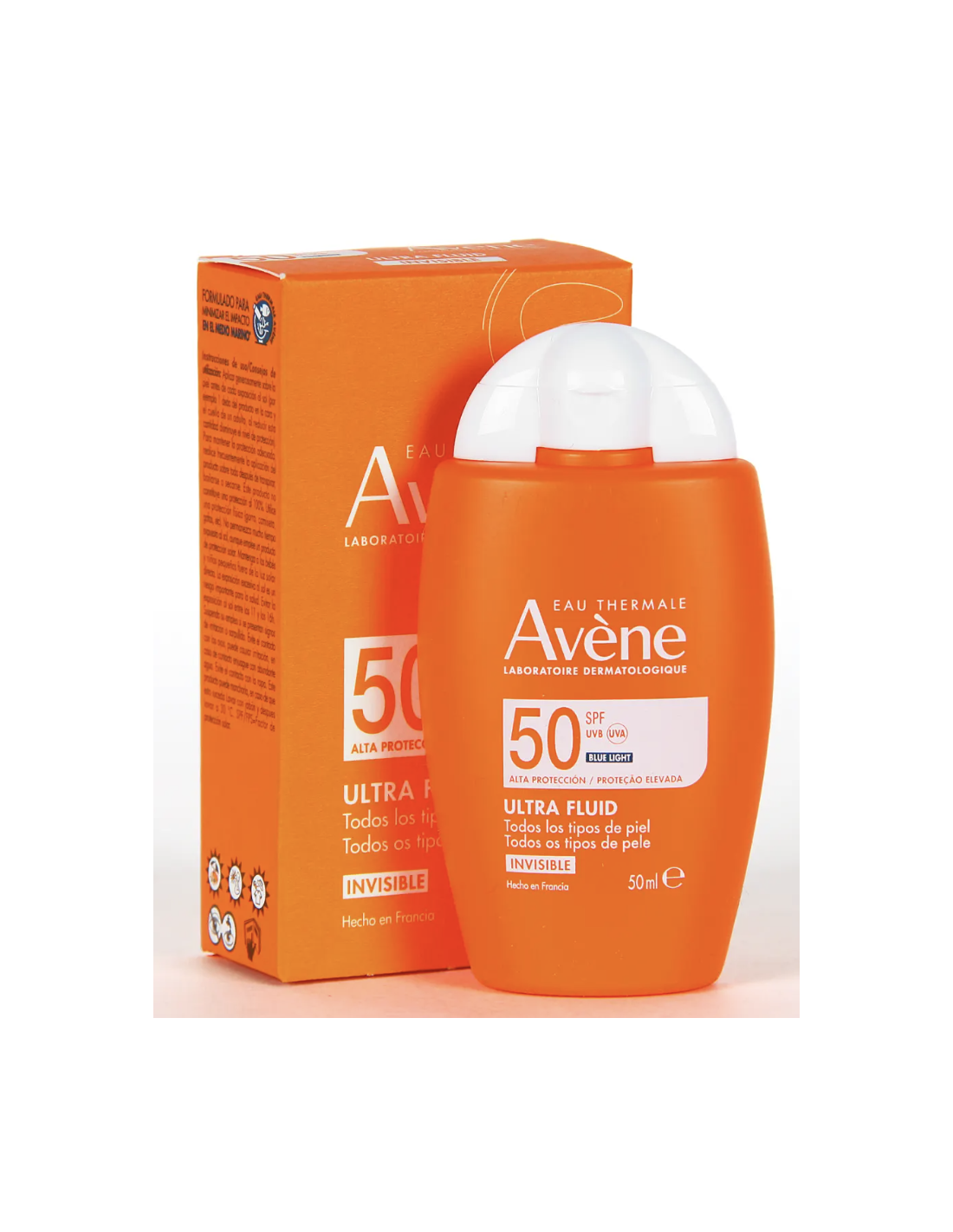 Avene Ultra Fluid Alta Proteccion SPF 50 1 Envase 50 ml