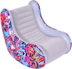 Avenli Sillón Hinchable diseño Grafiti 94 cm x 76 cm x 76 cm