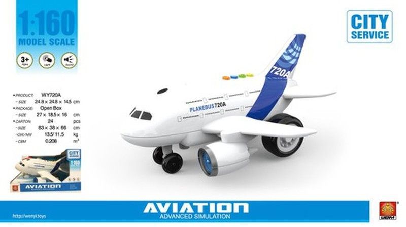 Avión De Pasajeros - 1:16 Con Luz Y Sonido