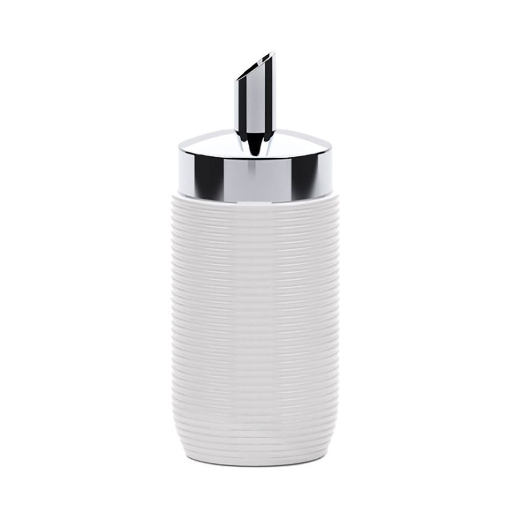 Azucarero De Porcelana Cromado 3404/ Valira