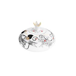 Azucarero de porcelana en multicolor, 11,9 x 11,9 x 6,2 cm | Raihas de Portugal