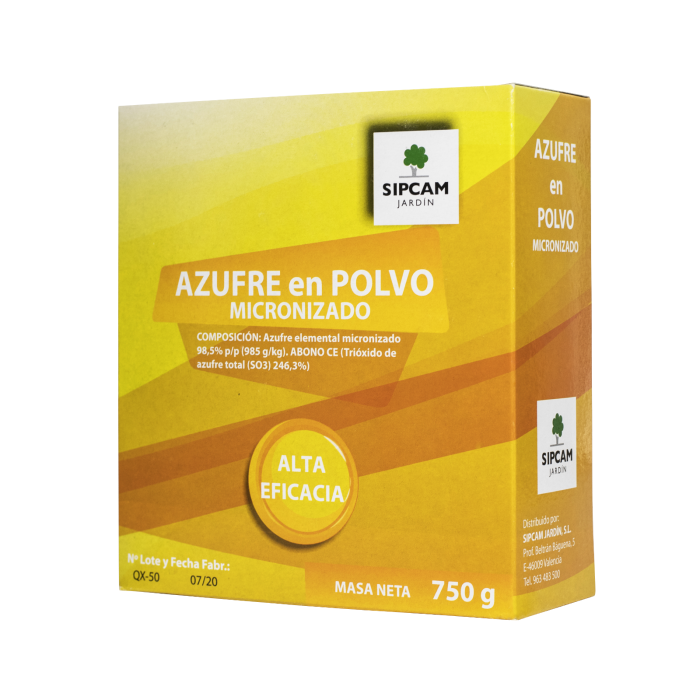 Azufre Micronizado para tomatera 750gr