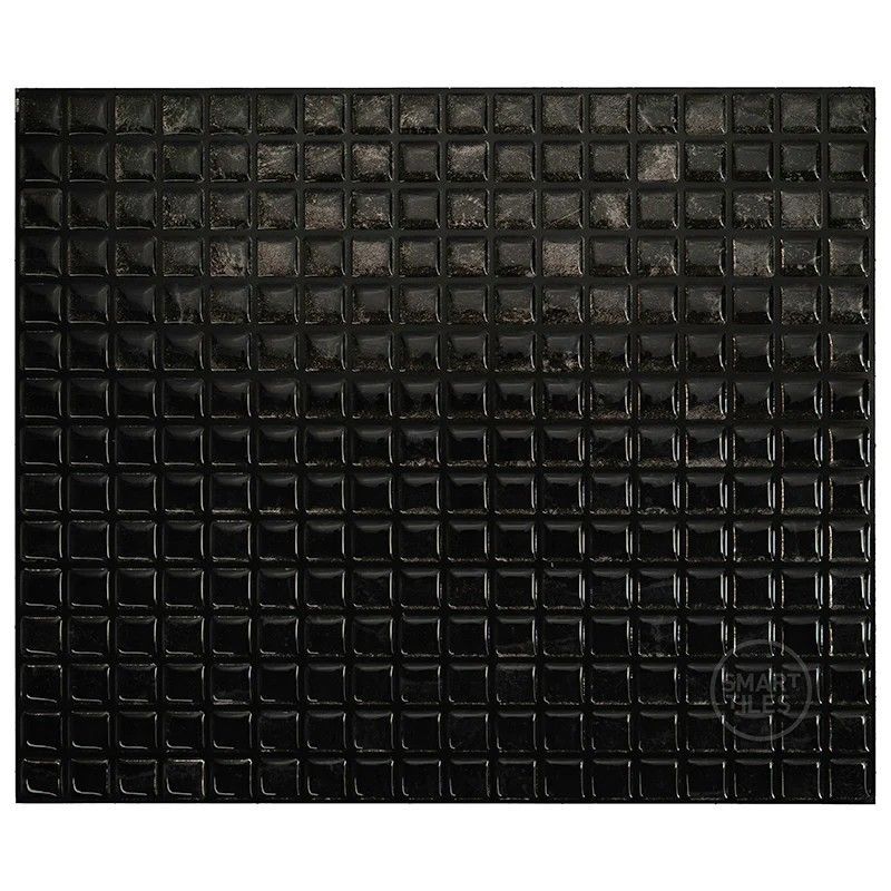 Azulejo Adhesivo Mínimo Negro 29,34 cm x 24,49 cm The Smarttiles