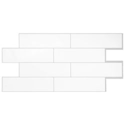 Azulejo Adhesivo Oslo White 57,30cm x 27,64cm The Smart tiles